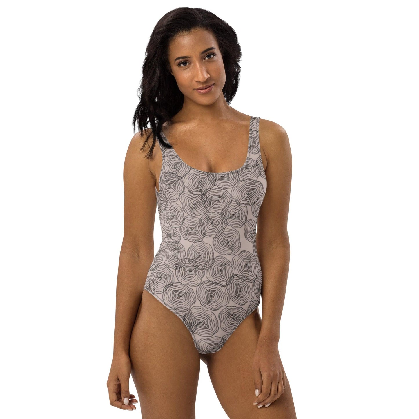 Ripple in Gray One-piece Swimsuit - Solshine and Co