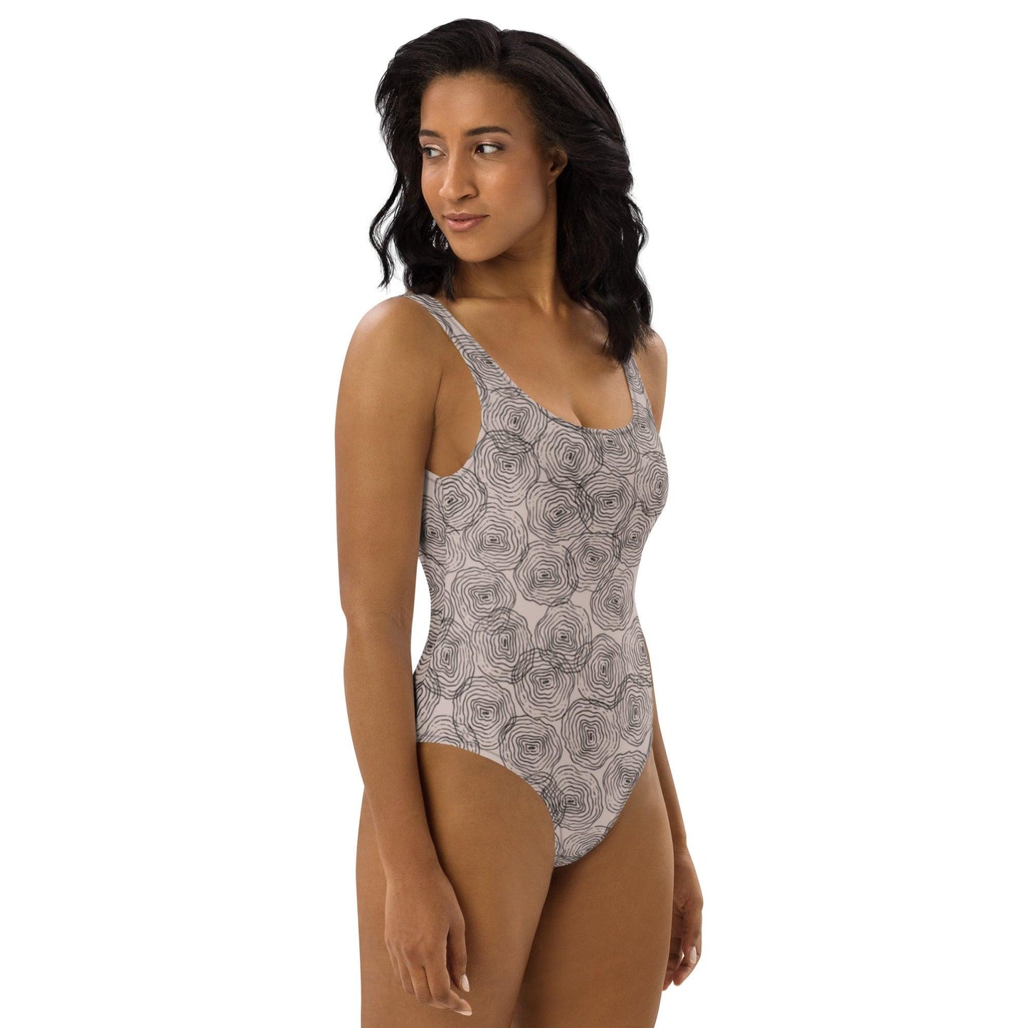 Ripple in Gray One-piece Swimsuit - Solshine and Co