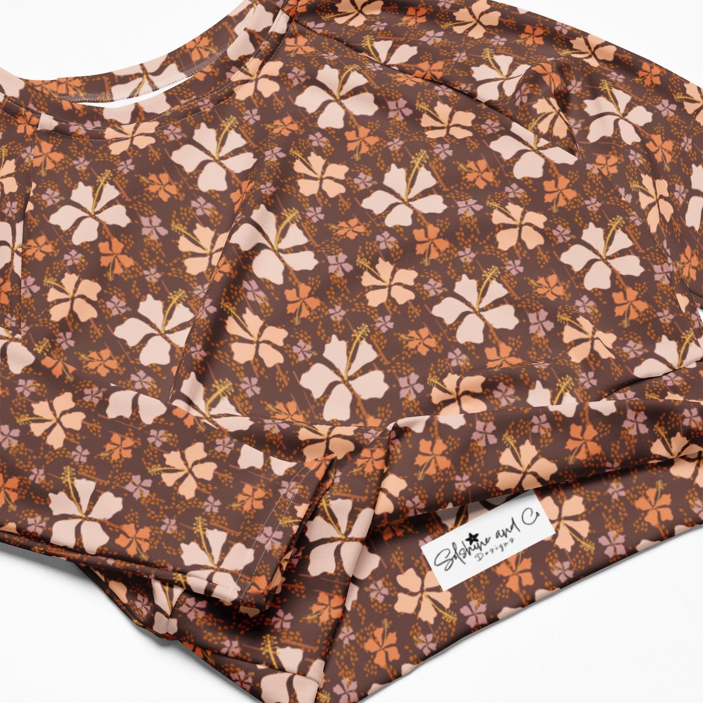 Endless Summer Long Sleeved Crop Top Rash Guard - Solshine and Co