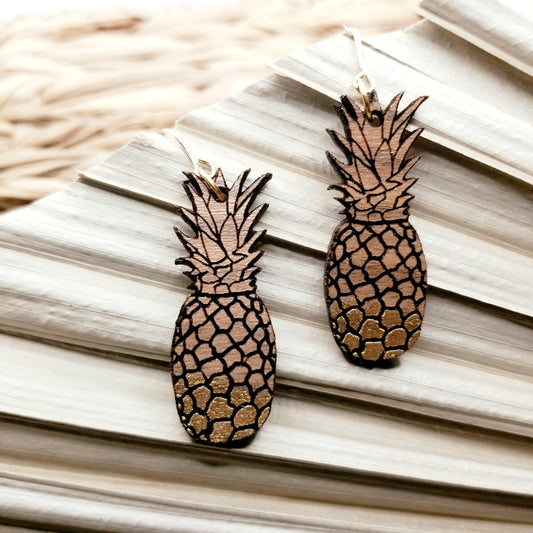 Dipped Golden Pineapple - Solshine and Co