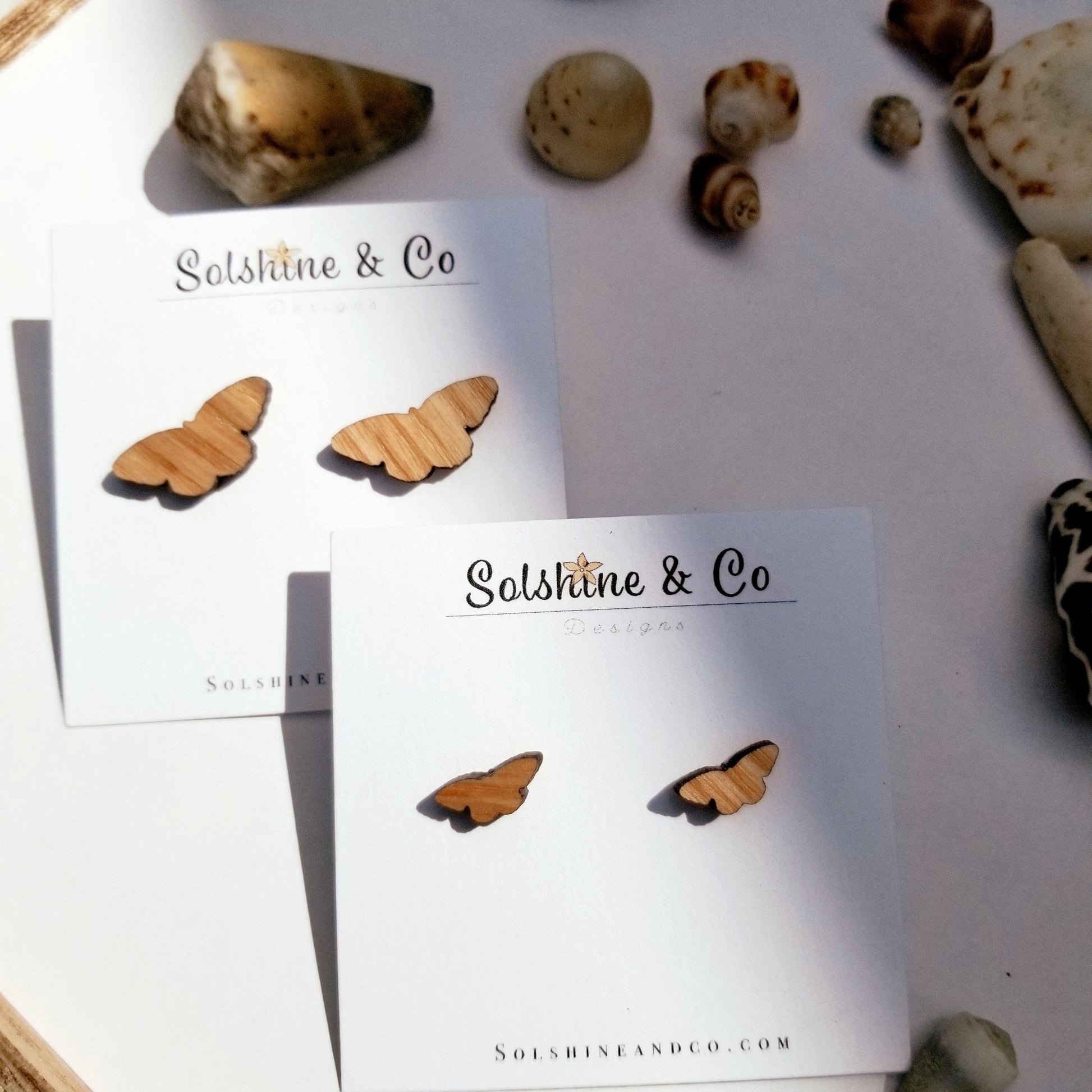 Butterfly Studs - Solshine and Co