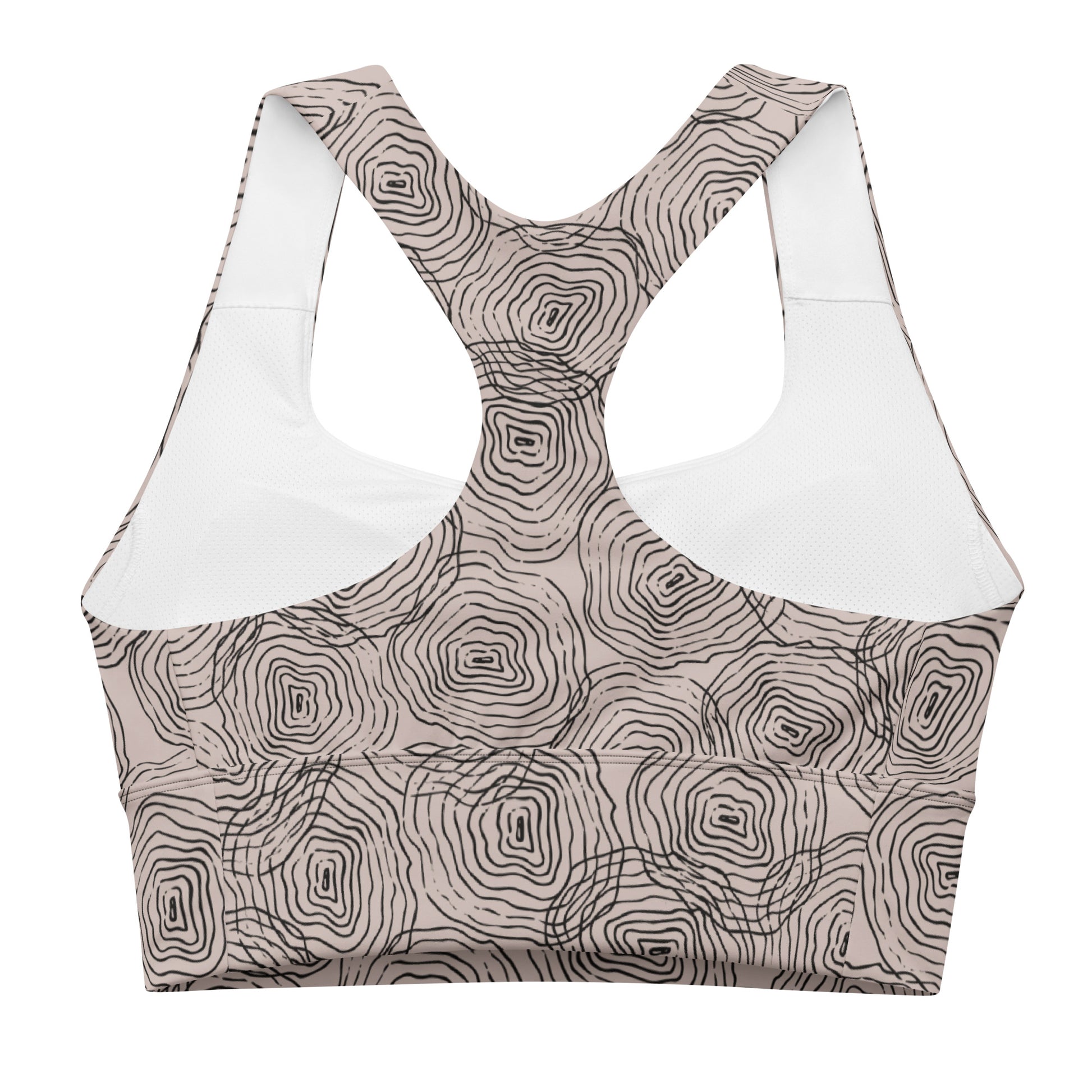 Ripple in Gray Sports Bra - Solshine and Co