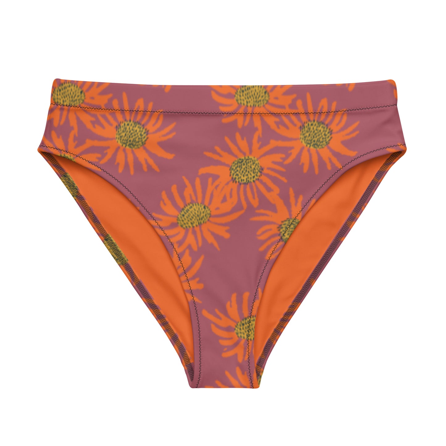 Brilliant Blooms High Waisted Bikini Bottom