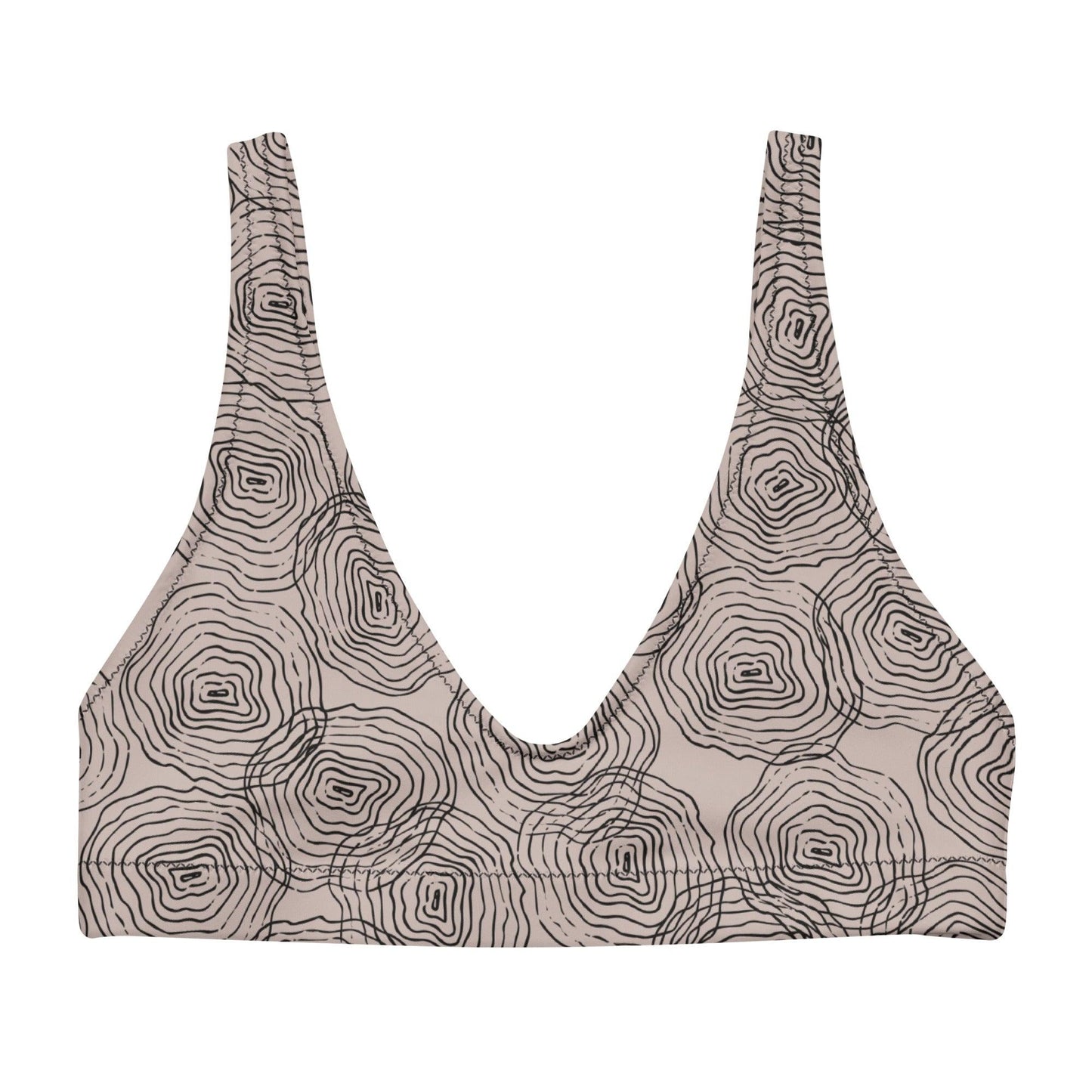 Ripple in Gray Bikini Top - Solshine and Co