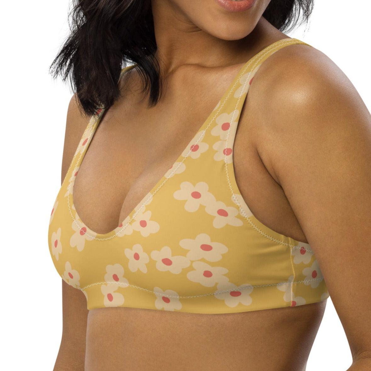 Sunny Blooms Bikini Top - Solshine and Co