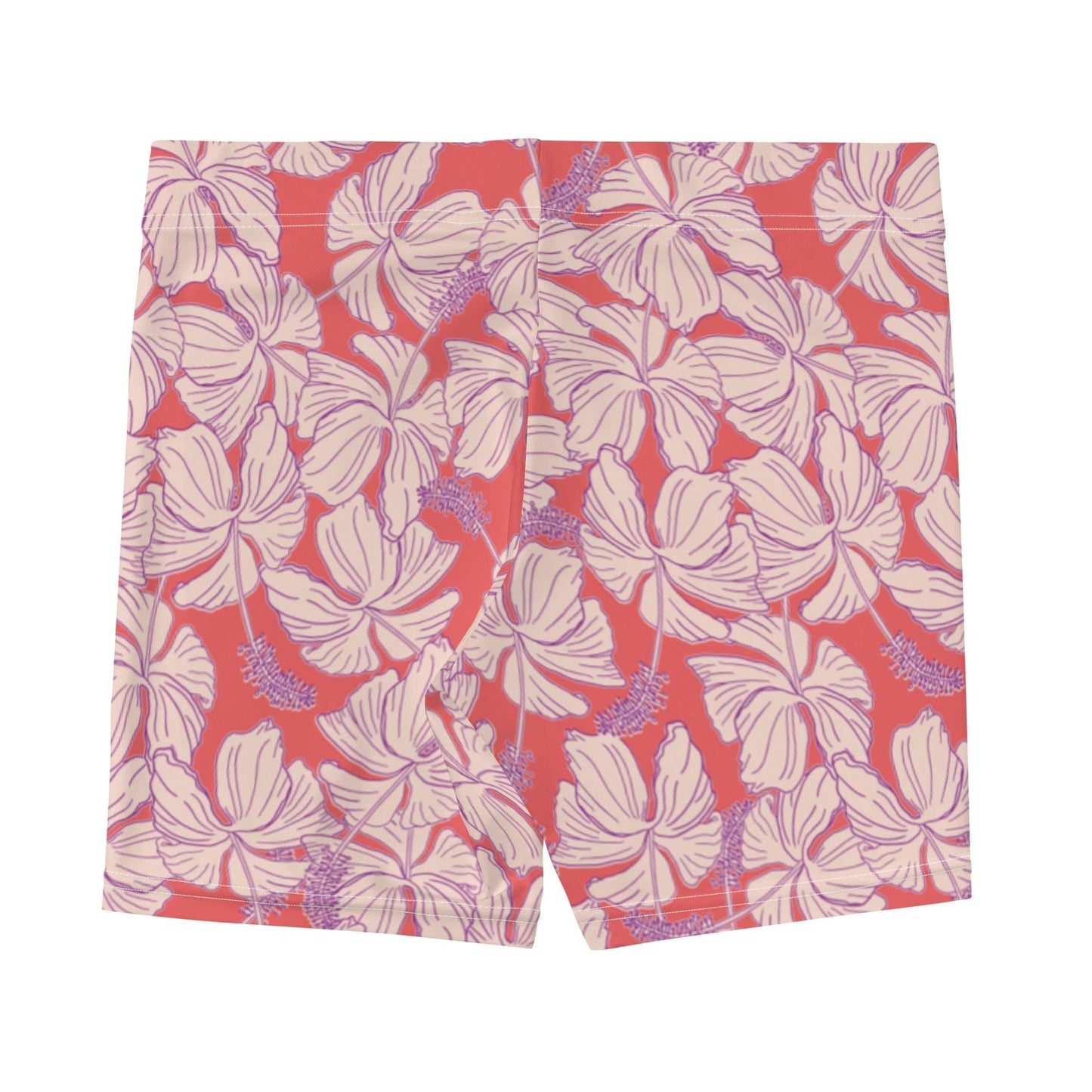 Vintage Hibiscus in Pink/Purple All Day Shorts - Solshine and Co