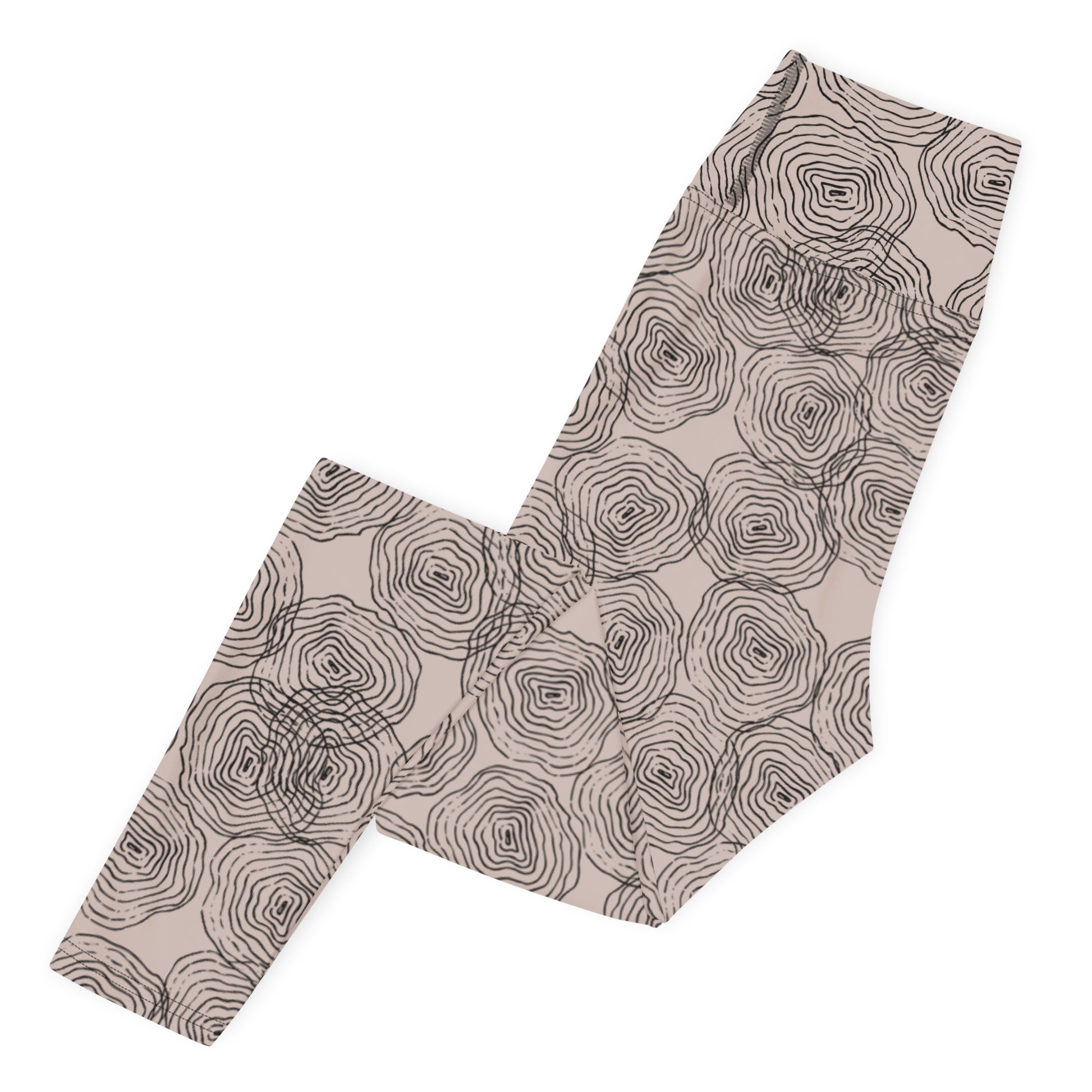 Ripple in Gray High Waisted Leggings - Solshine and Co