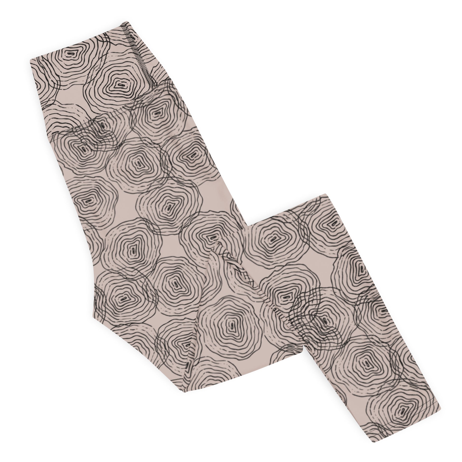 Ripple in Gray High Waisted Leggings - Solshine and Co