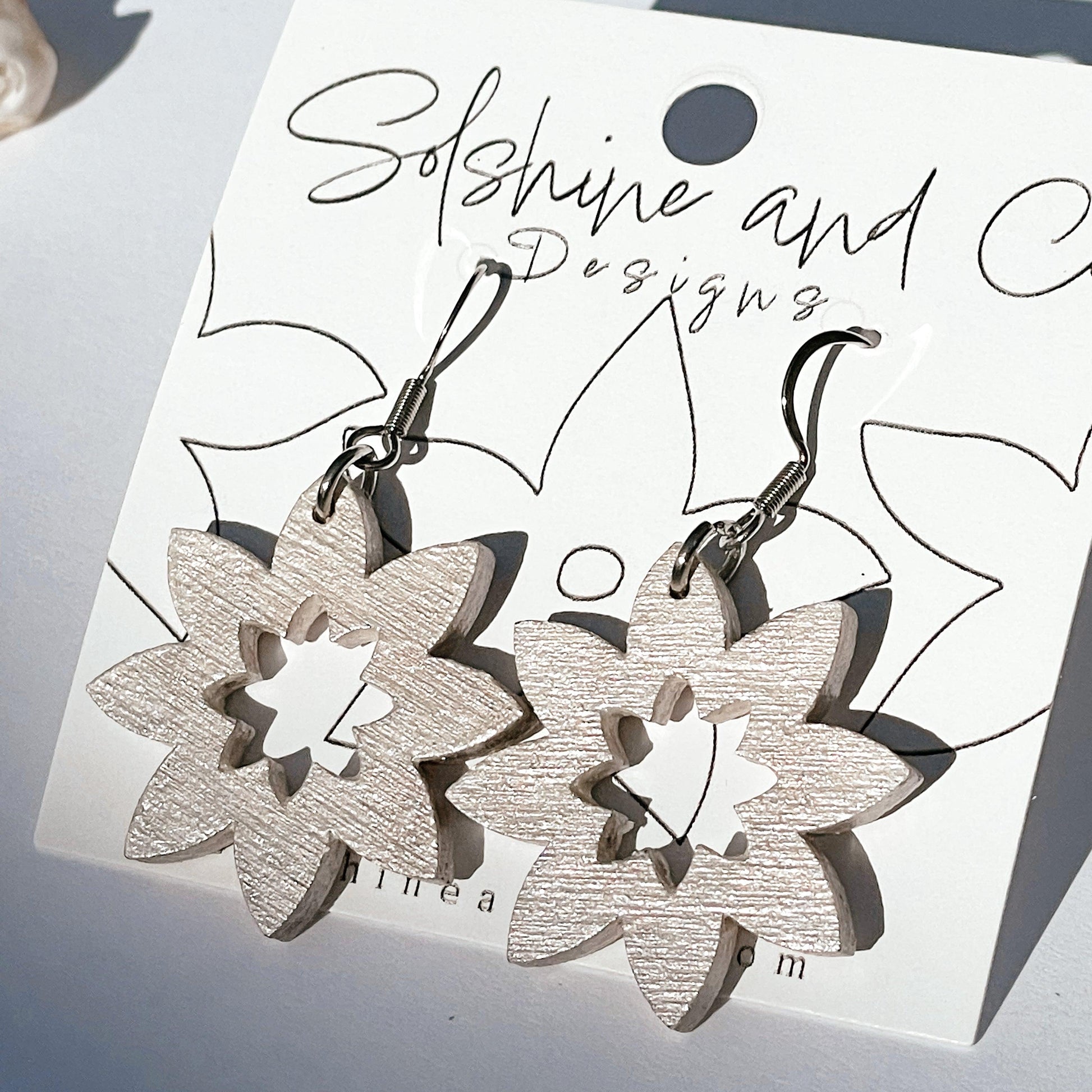 Small Handpainted Snowflakes - Solshine and Co